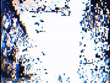 a white background with a blue and white border