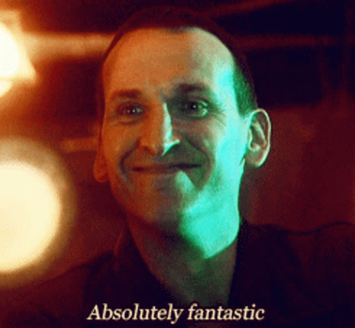 Doctor Who Ninth Doctor GIF - Doctor Who Ninth Doctor Fantastic GIFs