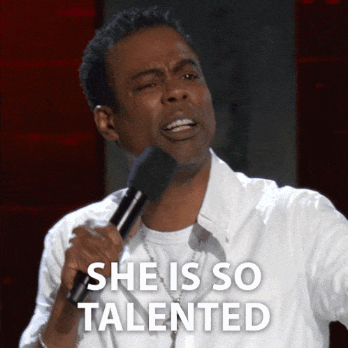 She Is So Talented Chris Rock GIF - She Is So Talented Chris Rock Chris Rock Selective Outrage GIFs