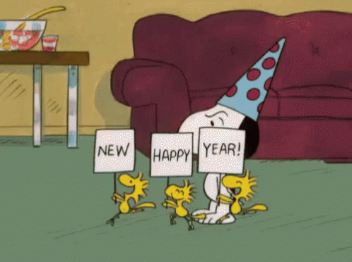 Happy New Year GIF - Happy New Year Snoopy Celebrate GIFs