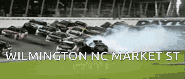 wilmington nc market st. is written above a race car
