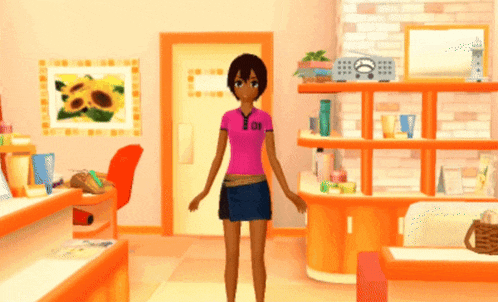 a girl wearing a pink shirt with the number 31 on it