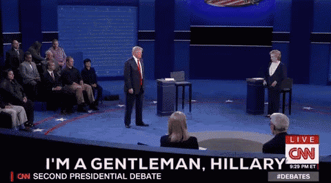 donald trump and hillary clinton are having a presidential debate on cnn