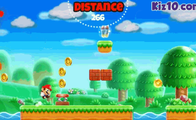 Mario Video Game GIF - Mario Video Game Distance GIFs