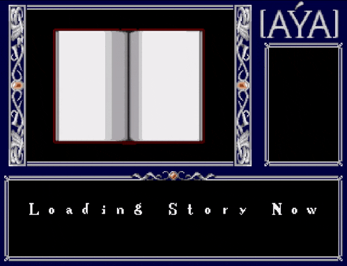 an open book with the words saving story now on the bottom right