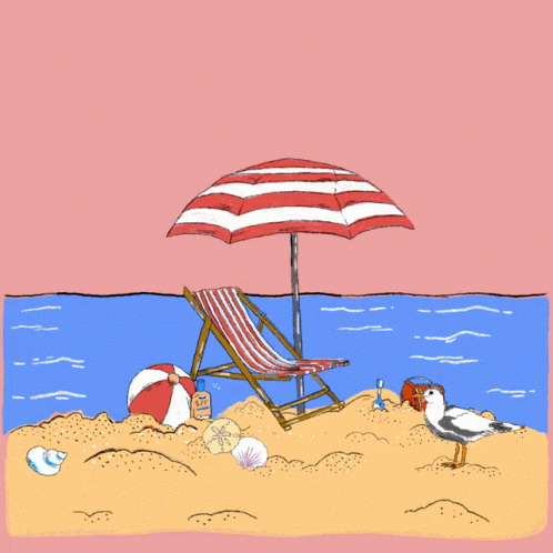 Keep It Simple Beach GIF - Keep It Simple Beach Umbrella GIFs