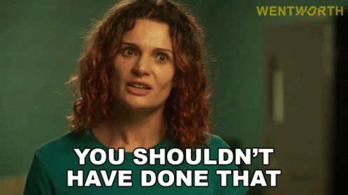 You Shouldnt Have Done That Bea Smith GIF - You Shouldnt Have Done That Bea Smith Wentworth GIFs