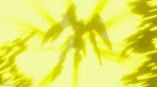a yellow background with a picture of a robot on it and the website www.asimovsfantasyworld.com