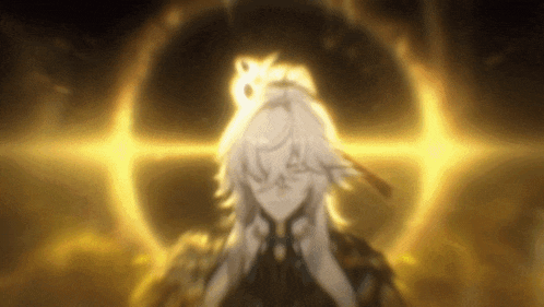 a blurred image of a person with a crown on their head