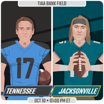 an advertisement for a football game between tennessee and jacksonville on oct 10