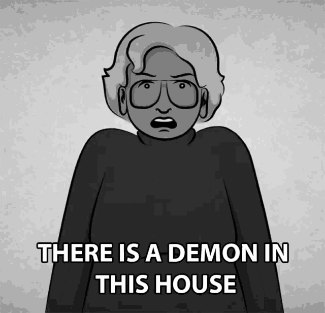 Theres A Demon In This House Evil GIF - Theres A Demon In This House Evil Wicked GIFs