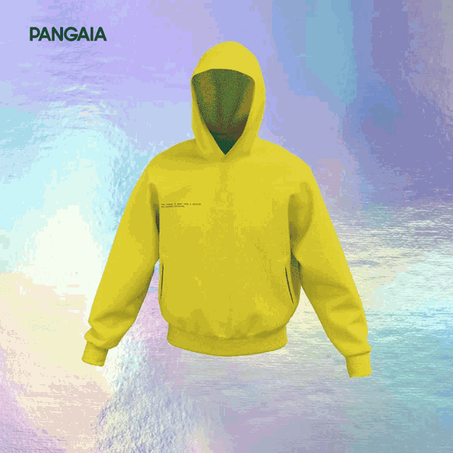 a blue hoodie with the word pangaia on the top