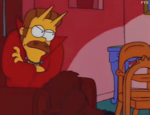 Flanders GIF - The Simpsons Flanders Devil GIFs