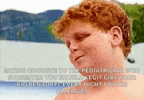 a man with red hair is saying goodbye to his pediatrician