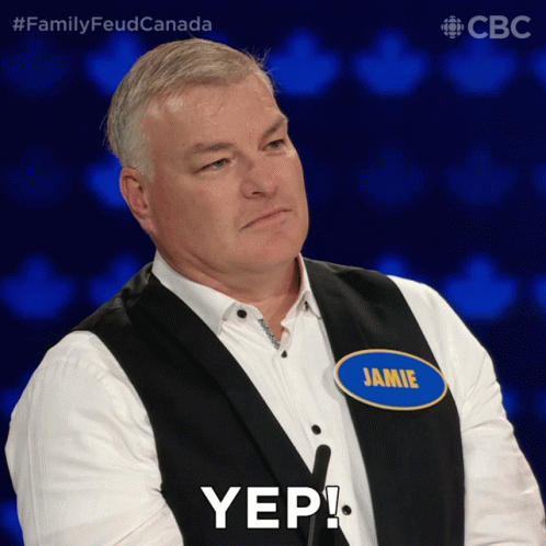 Yep Jamie GIF - Yep Jamie Family Feud Canada GIFs
