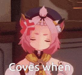 a picture of a girl with the words coves when written on it