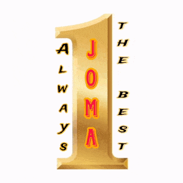 a gold number 1 with the words " always " on it