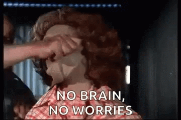 No Brain No Worries Bionic Woman GIF - No Brain No Worries Bionic Woman Fembots GIFs