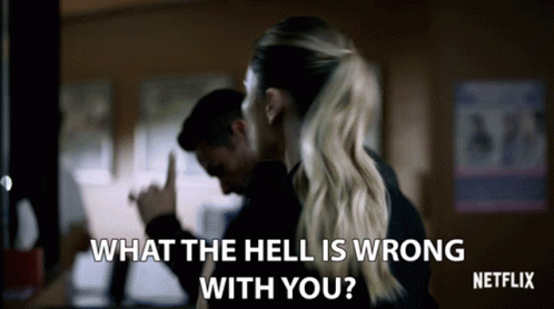 What The Hell Is Wrong With You Lauren German GIF - What The Hell Is Wrong With You Lauren German Chloe Decker GIFs