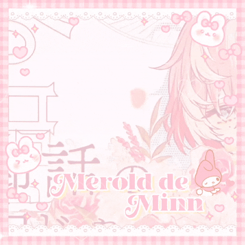 a picture of merold de minn with a pink background