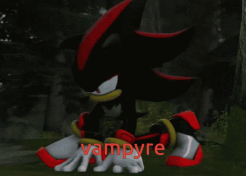 Vampyre Shadow The Hedgehog GIF - Vampyre Shadow The Hedgehog Sonic GIFs