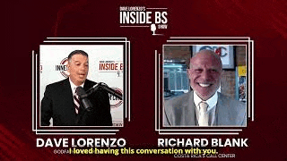 dave lorenzo and richard blank are having a conversation with you .