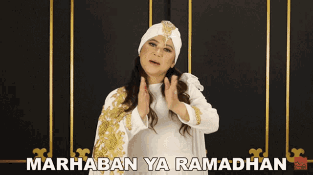 Marhaban Ya Ramadhan Tiara Marleen GIF - Marhaban Ya Ramadhan Tiara Marleen Selamat Atas Datangnya Bulan Ramadhan GIFs