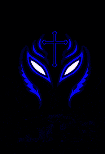 a mask with a cross and the word canor on it