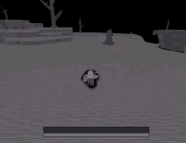 a screenshot of a video game with the name speciro tsukigumo