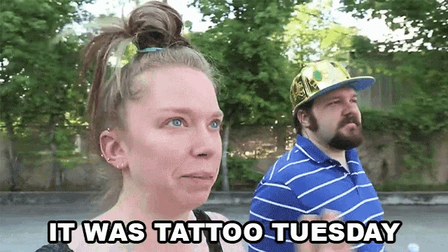 It Was Tattoo Tuesday I Got A New Tattoo GIF