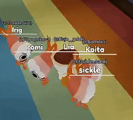a screenshot of a video game with the name sickle