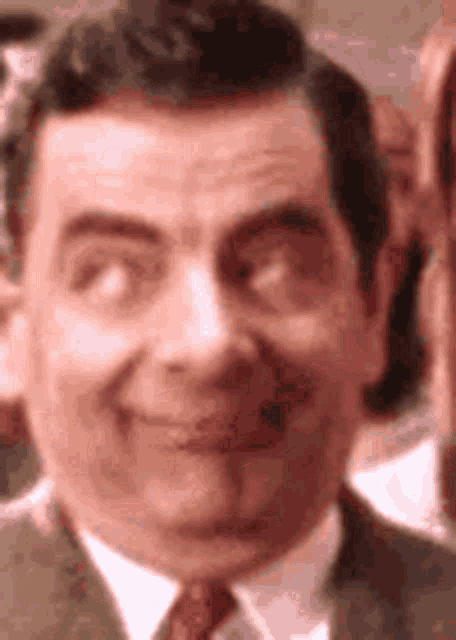 Grimace Mr Bean GIF - Grimace Mr Bean Funny Face GIFs
