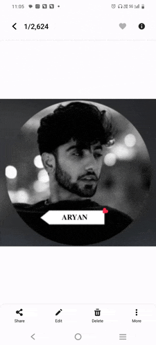 a black and white photo of a man with the name aryan on the bottom
