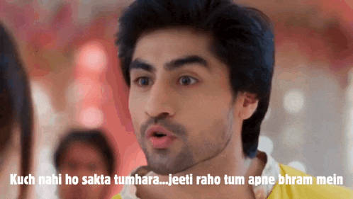 a man with a beard says kuch nahi ho sakta tumhara jeeti raho tum apne bhram mein