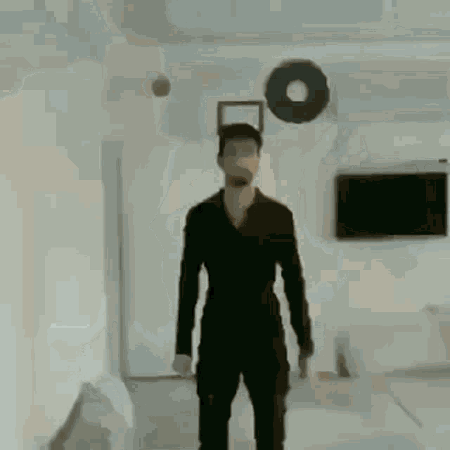 Man Turns Into Dancing Skeleton GIF - Man Turns Into Dancing Skeleton GIFs