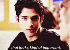 Important Teen Wolf GIF - Important Teen Wolf Look GIFs