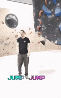 Rock Climbing Jump GIF - Rock Climbing Jump Bounce GIFs