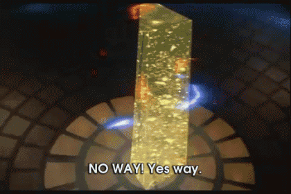 a video game scene with the words no way yes way on the screen