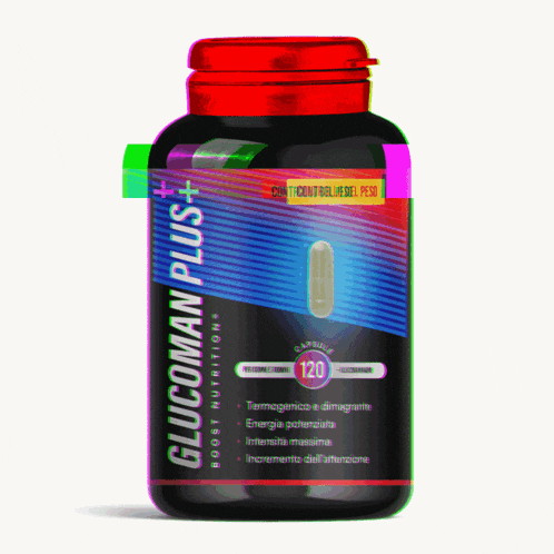 a bottle of boostnutrition glucoman plus is shown