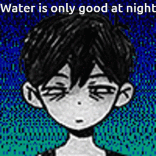 Omori Omori Water GIF - Omori Omori Water Omori Water Is Only Good At Night GIFs