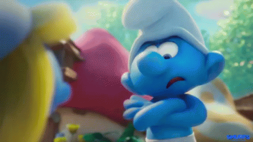 That Makes Me Grumpy! Everything Makes You Grumpy. GIF - Hmph Smurfs Smurfs The Lost Village GIFs