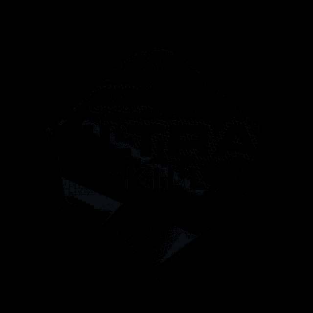 a logo that says ultra skill in white letters