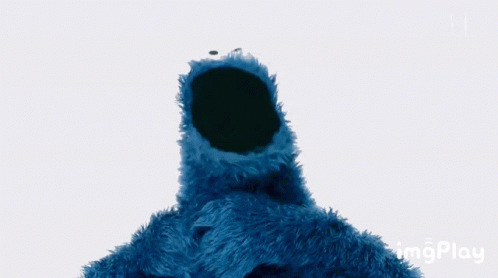 Cookie Monster Swell GIF - Cookie Monster Swell Welp GIFs
