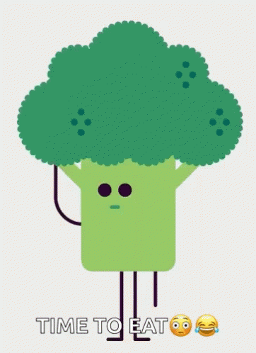 Cartoon Eat GIF - Cartoon Eat Broccoli GIFs