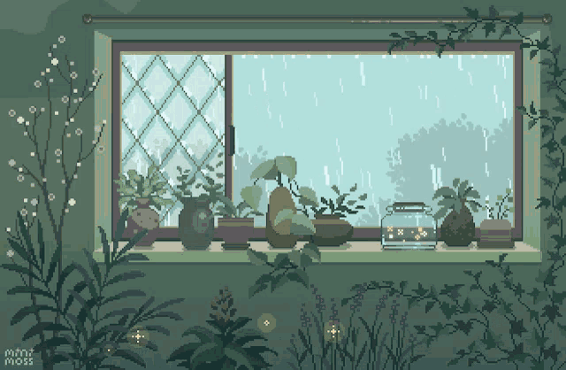 Plants Window GIF