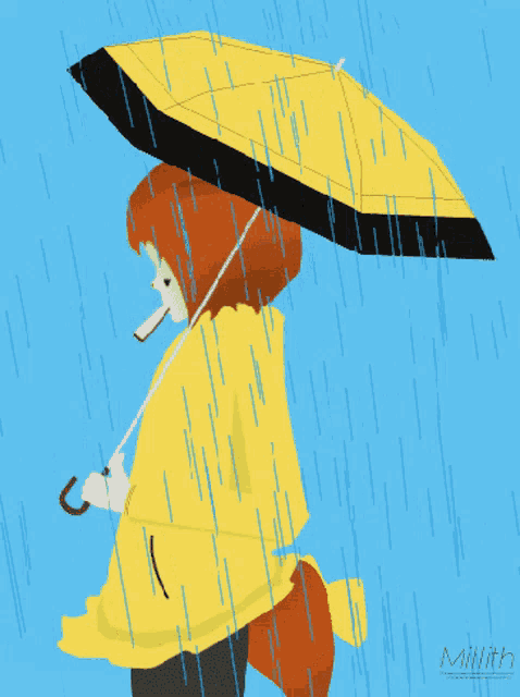 Patti Umbrella GIF - Patti Umbrella Raining GIFs