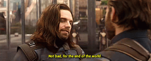 Not Bad End Of The World GIF - Not Bad End Of The World Captain America GIFs