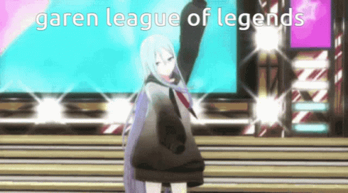 Garen League Of Legends GIF - Garen League Of Legends Dance Anime GIFs