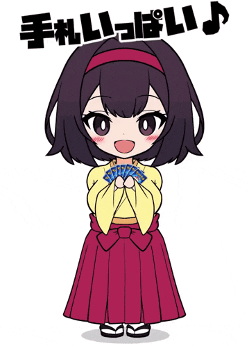 a cartoon of a girl with pokemon cards in her hand