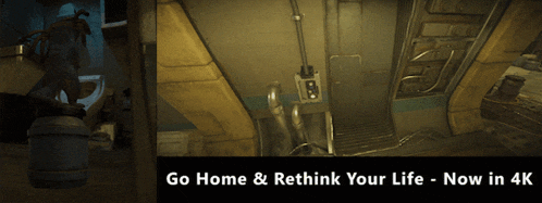 a sign that says go home & rethink your life now in 4k